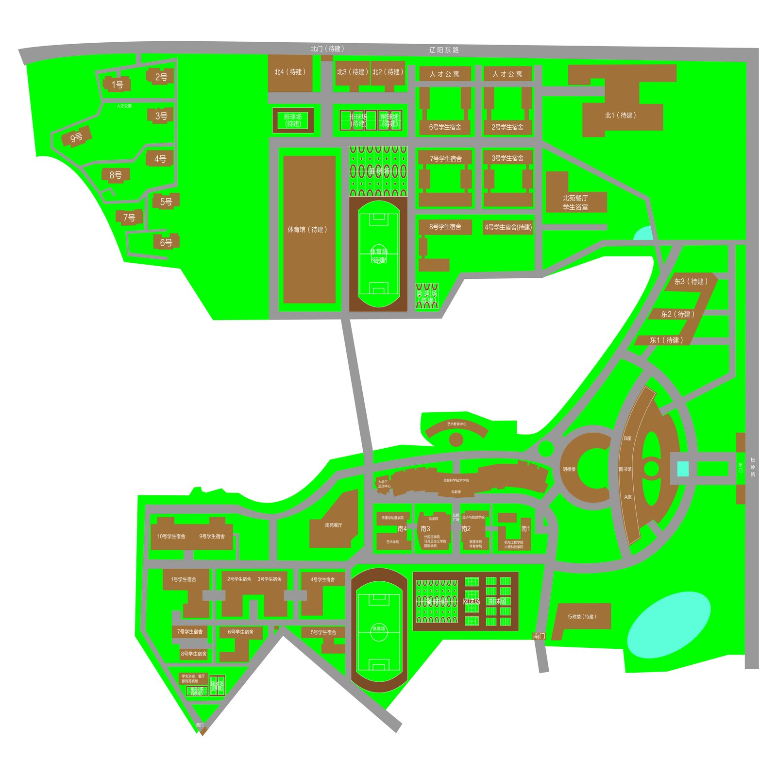青岛科技大学（崂山校区）地图